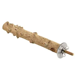 Animal Treasures Birdie Pepper Wood Perch - Small