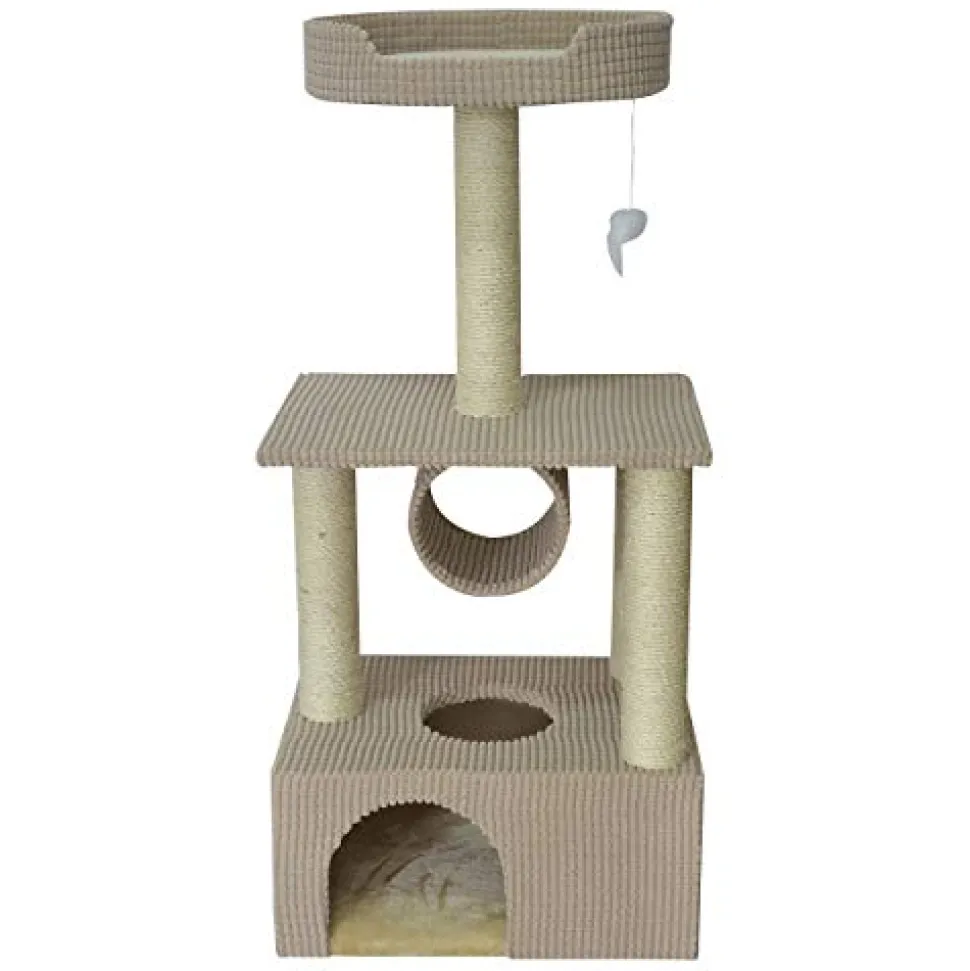 Animal Treasures Cat Tree Scratcher - Condo - 42"