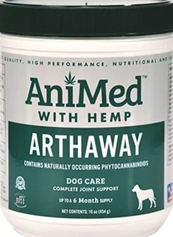 Animed Arthaway with Hemp Joint Support for Dogs - 16 Oz