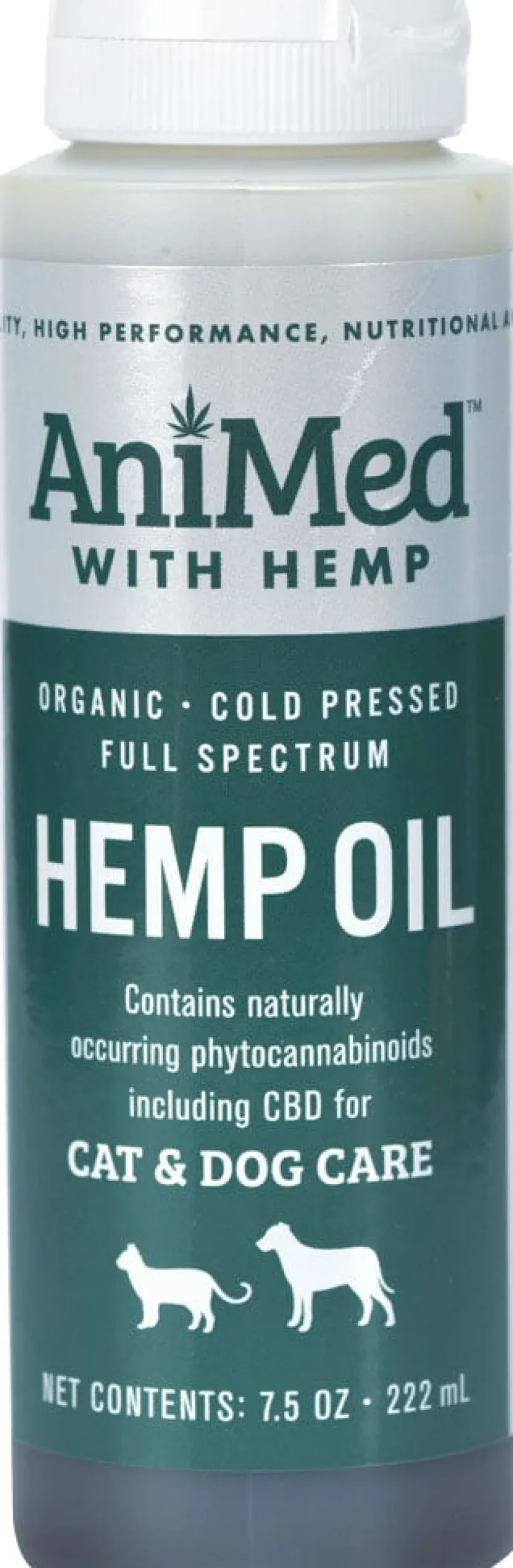 Animed Full Spectrum Hemp Oil for Cats & Dogs - 7.5 Oz