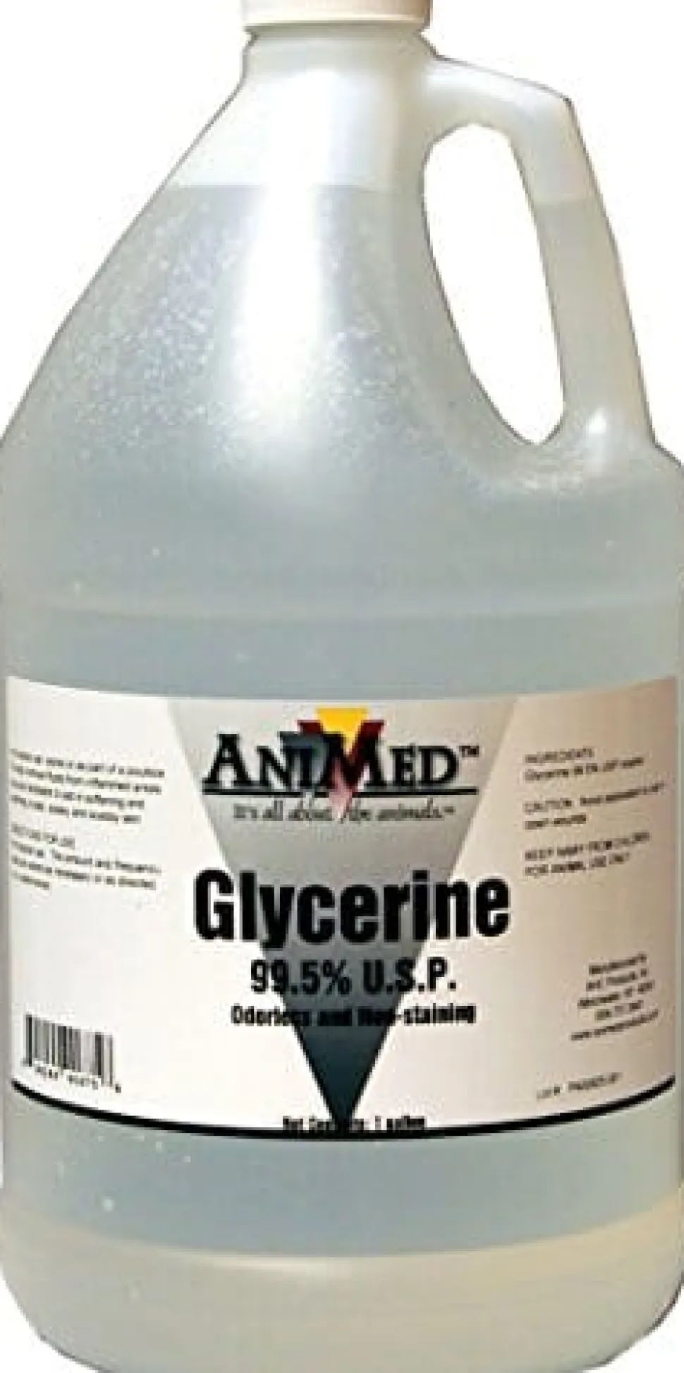 Animed Glycerine 99.5% U.S.P. Veterinary Supplies Clean Sanitize & Misc - 1 Gal