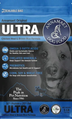 Annamaet 32% Ultra Dry Dog Food - 5 lb Bag