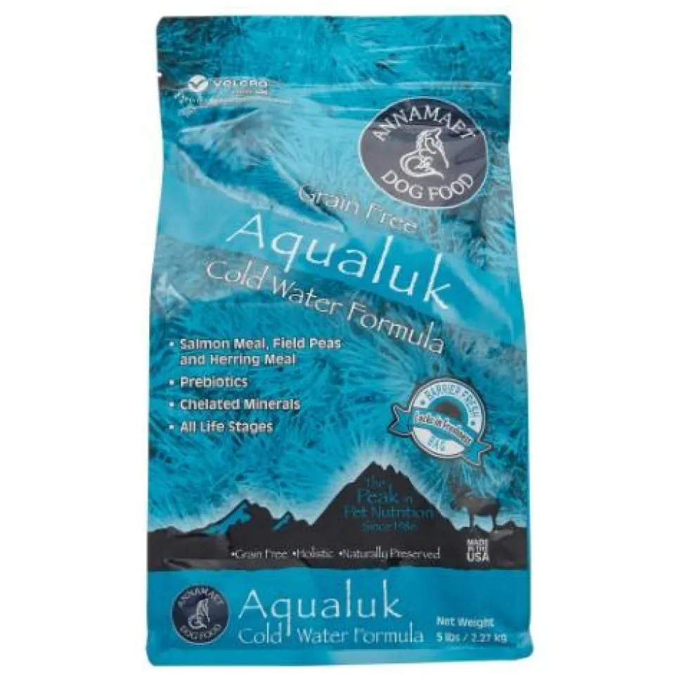 Annamaet Grain-Free Aqualuk Cold Water Fish Dry Dog Food - 5 lb Bag
