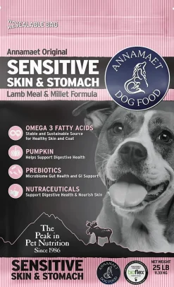Annamaet Sensitive Skin & Stomach Dry Dog Food - 25 Lbs