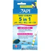 API 5 in 1 Aquarium Test Strips - 25 pk
