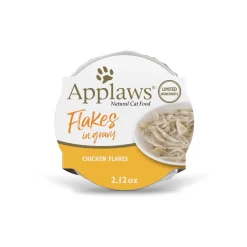 Applaws Chicken Breast Flakes in Gravy Wet Cat Food Tray - 2.12 Oz - Case of 18