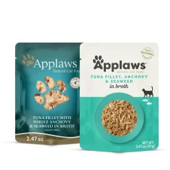 Applaws Tuna Anchovies and Seaweed Wet Cat Food Pouch - 2.47 Oz - Case of 12