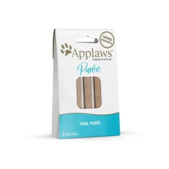 Applaws Tuna Squeezable and Lickable Puree Cat Treats - .25 Oz - Case of 8 - 10 Pack