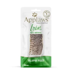 Applaws Whole Tilapia Loin Natural Soft and Chewy Cat Treats - 1.06 Oz - Case of 12