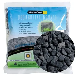 Aqua One Decorative Gravel - Black Ice - 500 g