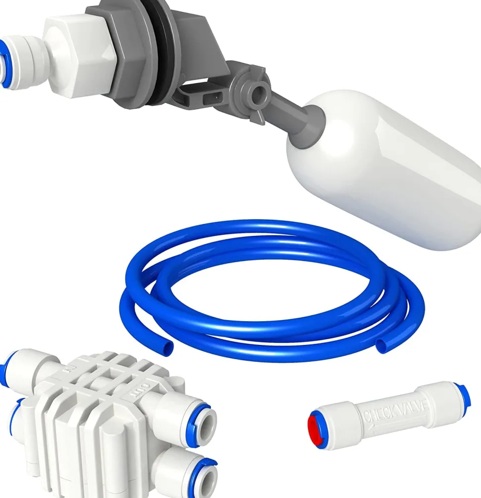 Aquatic Life Float Valve Kit Aquarium Filter Parts - 1/4 In