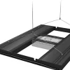 Aquatic Life T5HO 4-Lamp Mounting Fixture Aquarium LED Light Fixture - Black - 24 In