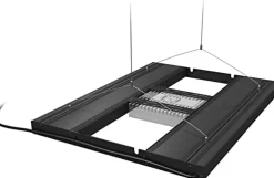 Aquatic Life T5HO 4-Lamp Mounting Fixture Aquarium LED Light Fixture - Black - 24 In