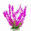 Aquatop Bacopa-Like Weighted Plastic Aquarium Plant - Pink/White - 9 In