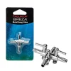 Aquatop Breza 3-Way Metal Gang Valve Aquatics Air Control - Gray