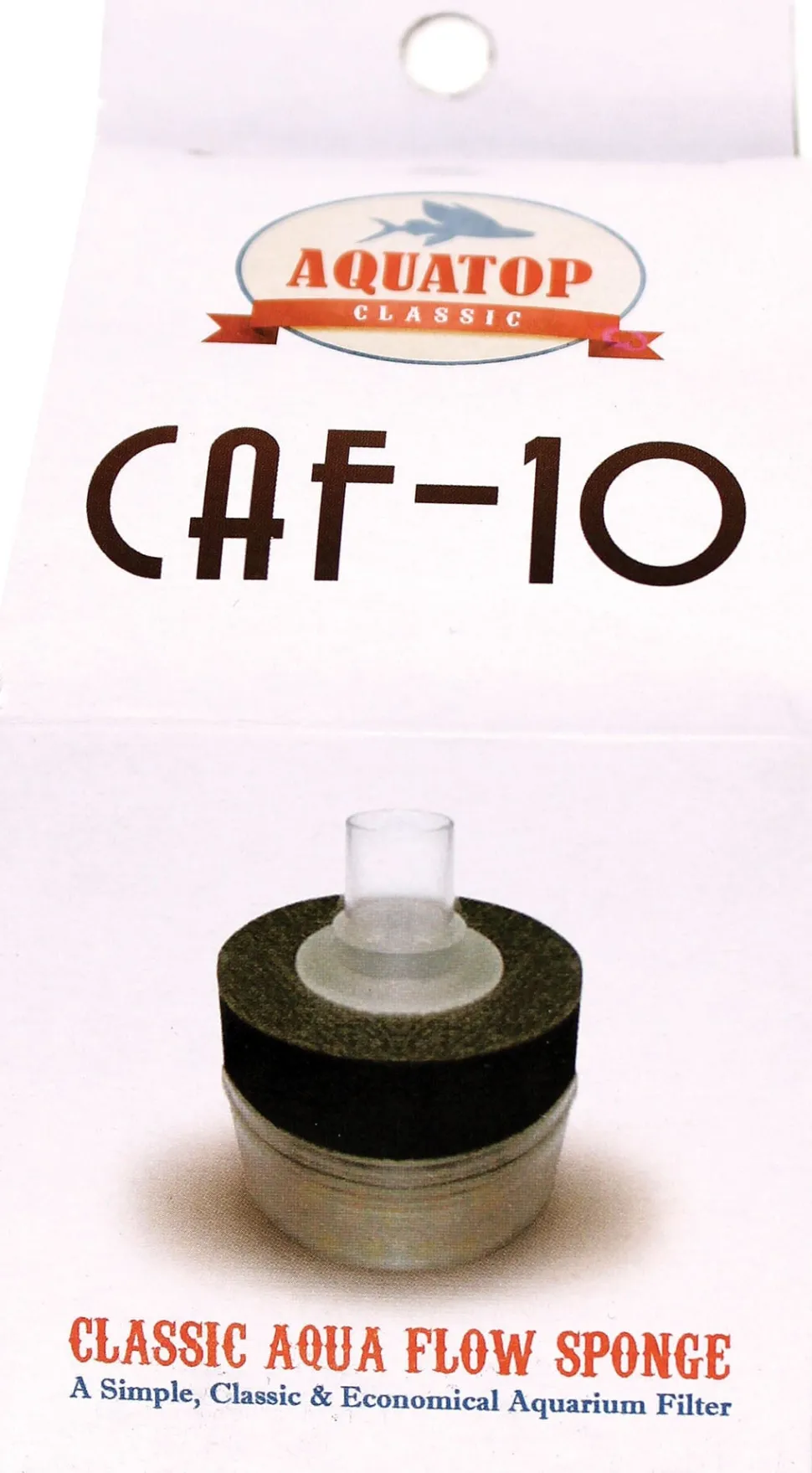 Aquatop Classic Aqua Flow Internal Sponge Filter Internal Aquarium Filters - Up To 10 Gal