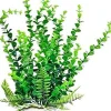 Aquatop Elodea-Like Weighted Plastic Aquarium Plant - Green - 6 In