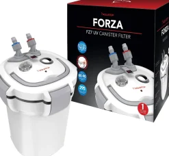Aquatop Forza Fz7 UV Aquarium Canister Filter with 7W UV Sterilizer - White