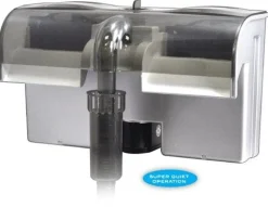 Aquatop Forza Hang-On Power Filter with Skimmer External Aquarium Filter - Black - 40 - 80 Gal