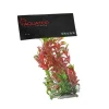 Aquatop Hygro-Like Weighted Plastic Aquarium Plant - Green/Red - 6 In