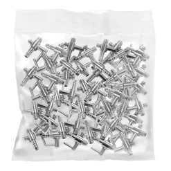 Aquatop Self-Tapping 1-Way Metal Gang Valves Aquatics Air Control - Gray - 140 Count