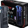 Aquatop Submersible Filter with Uv Sterilizer Internal Aquarium Filters - Black - 40 Gal