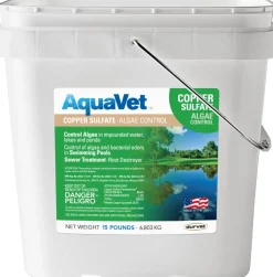 Aquavet Copper Sulfate Algae Control Pond Water Treatment - 15 Lbs