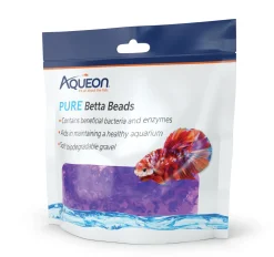 Aqueon Betta Beads - Purple - One Pouch
