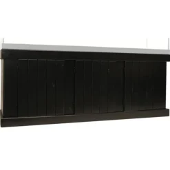 Aqueon Classic Pine Stand - Black - 72" x 18"