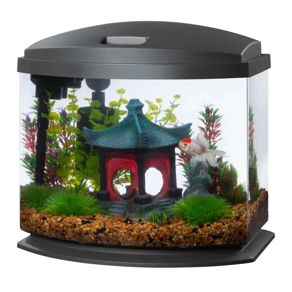 Aqueon LED MiniBow™ Kit with SmartClean™ Technology Grey - 5 gal