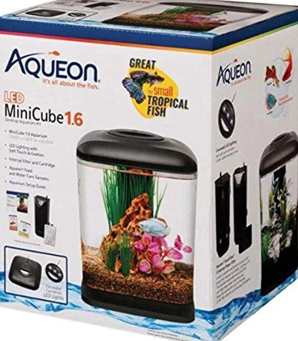 Aqueon LED MiniCube Desktop Aquarium Kit - 1.6 gal