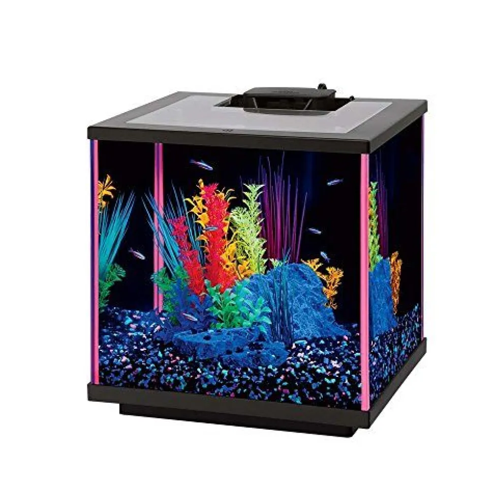 Aqueon NeoGlow LED Aquarium Kit - Pink - 5.5 gal