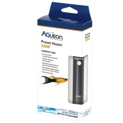 Aqueon Preset Aquarium Heater - Black - 200 W