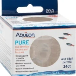 Aqueon PURE Live Beneficial Bacteria and Enzymes - 10 gal - 24 pk