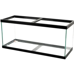 Aqueon Standard Glass Rectangle Aquarium Black Silicone - Black - 75 gal