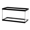Aqueon Standard Glass Rectangle Aquarium Clear Silicone - Black - 15 gal
