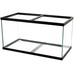 Aqueon Standard Glass Rectangle Aquarium Black Silicone - Black - 120 gal