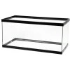 Aqueon Standard Glass Rectangle Aquarium Clear Silicone - Black - 40 Breeder