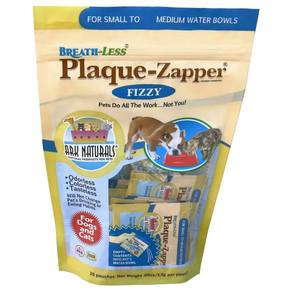 Ark Natural's Breathless Plaque Zapper Small/Medium Cat and Dog Dental Care - 30 ct Bag