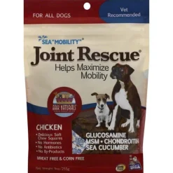 Ark Natural's Joint Rescue/Sea "Mobility" Chicken Soft and Chewy Dog Treats - 9 oz Bag (22 ct)