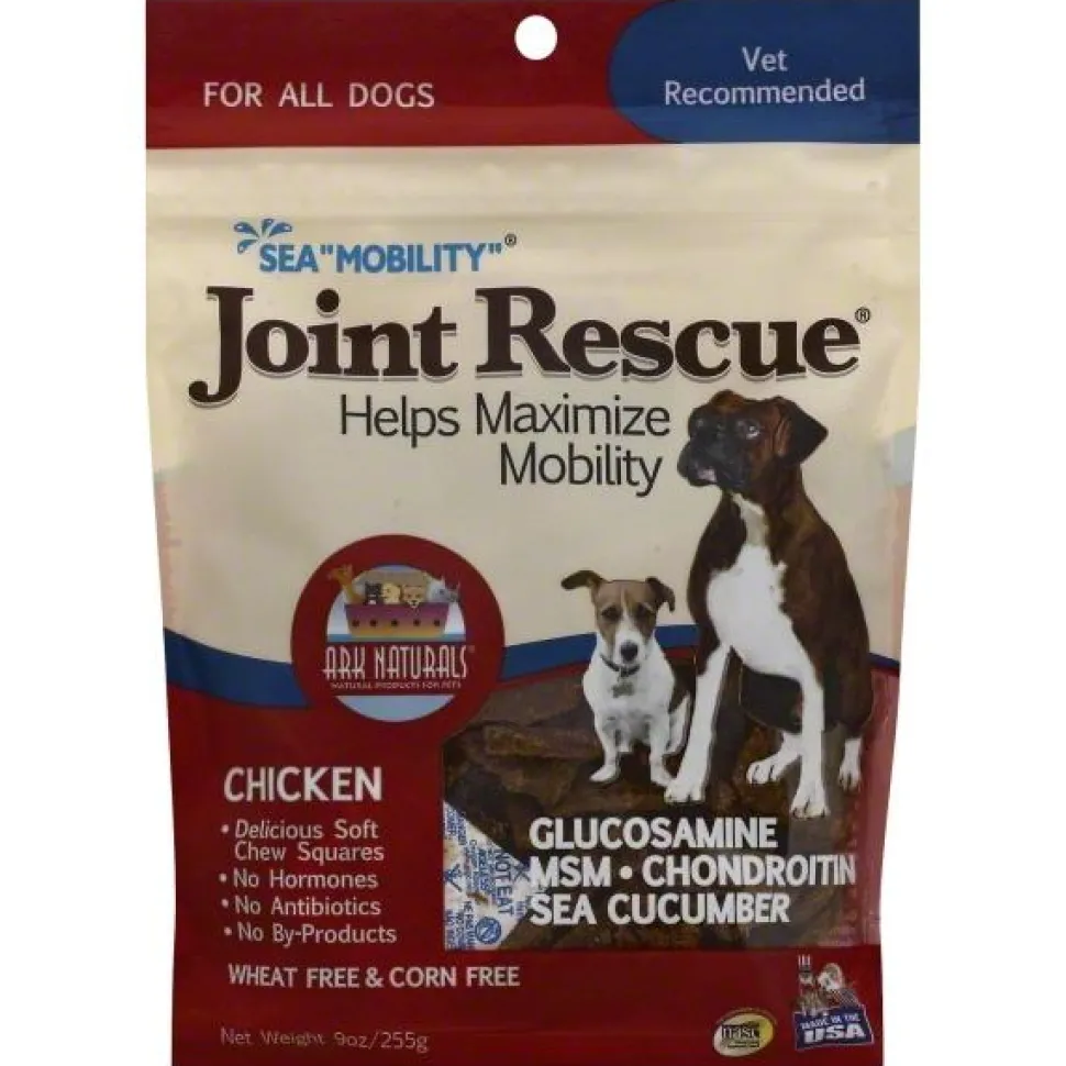 Ark Natural's Joint Rescue/Sea "Mobility" Chicken Soft and Chewy Dog Treats - 9 oz Bag (22 ct)
