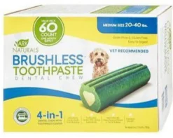 Ark Natural's Value Pack Brushless Toothpaste Medium Cat and Dog Dental Care - 60 ct