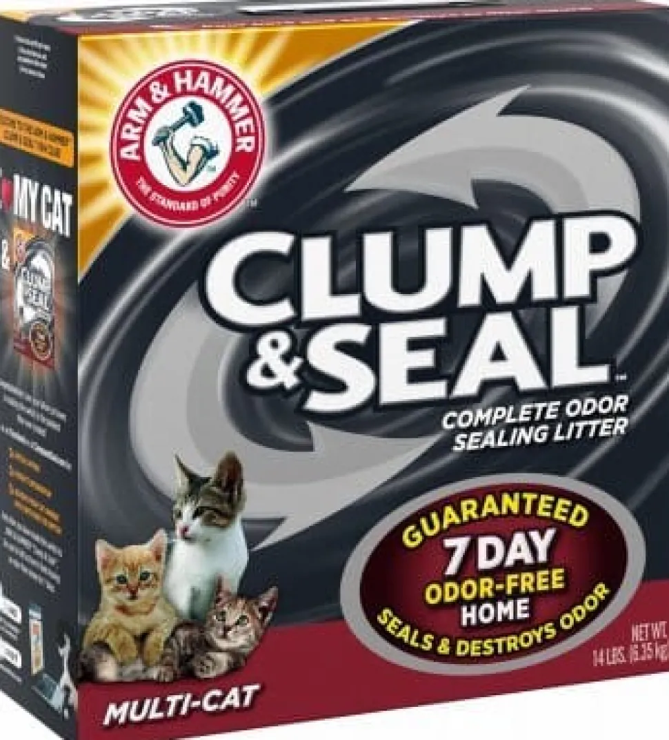 Arm & Hammer Clump & Seal Multi-Cat Cat Litter - 14 Lbs - 3 Pack