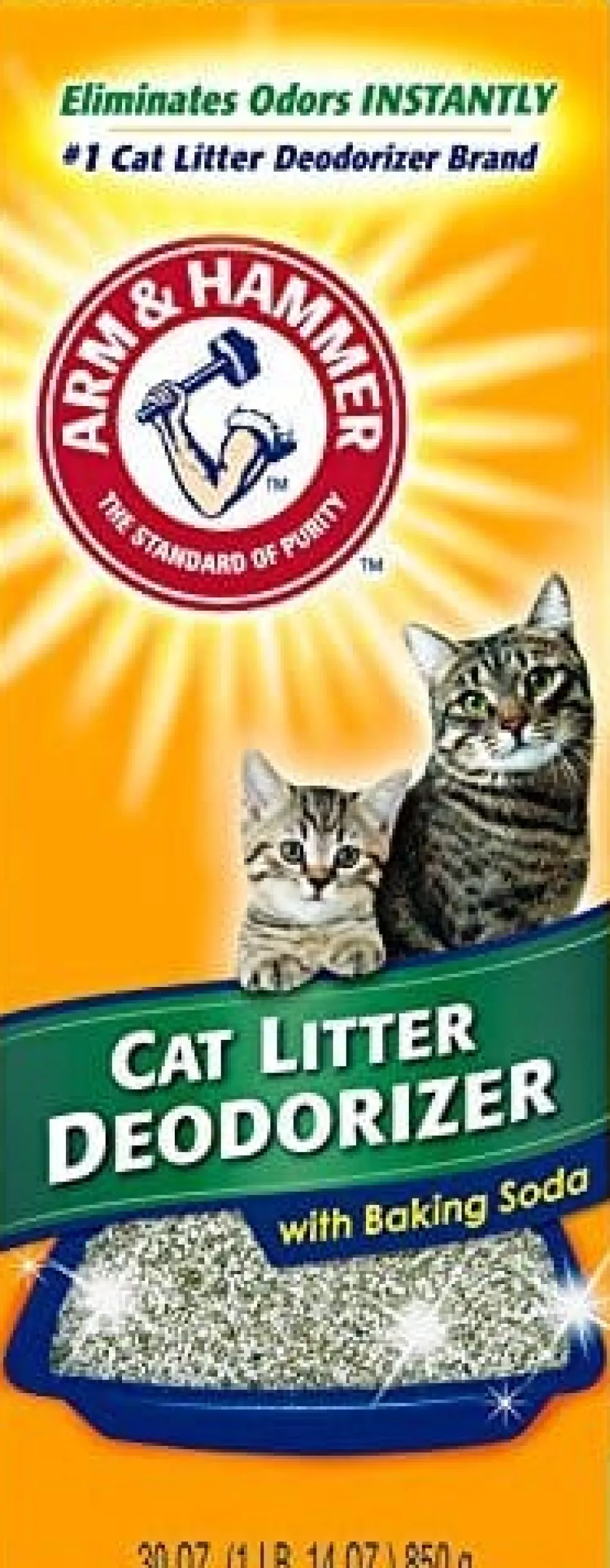 Arm & Hammer Double Duty Cat Litter Deodorizer - Baking Soda - 30 Oz - 9 Pack
