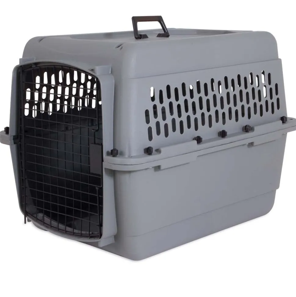 Aspen Traditional Dog Kennel Hard-Sided - Gray - 28 in