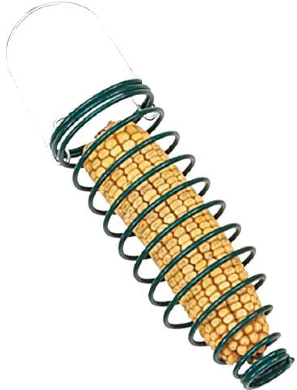 Audubon Corn Trapper Spring Feeder - Green - 1 Ear of Corn