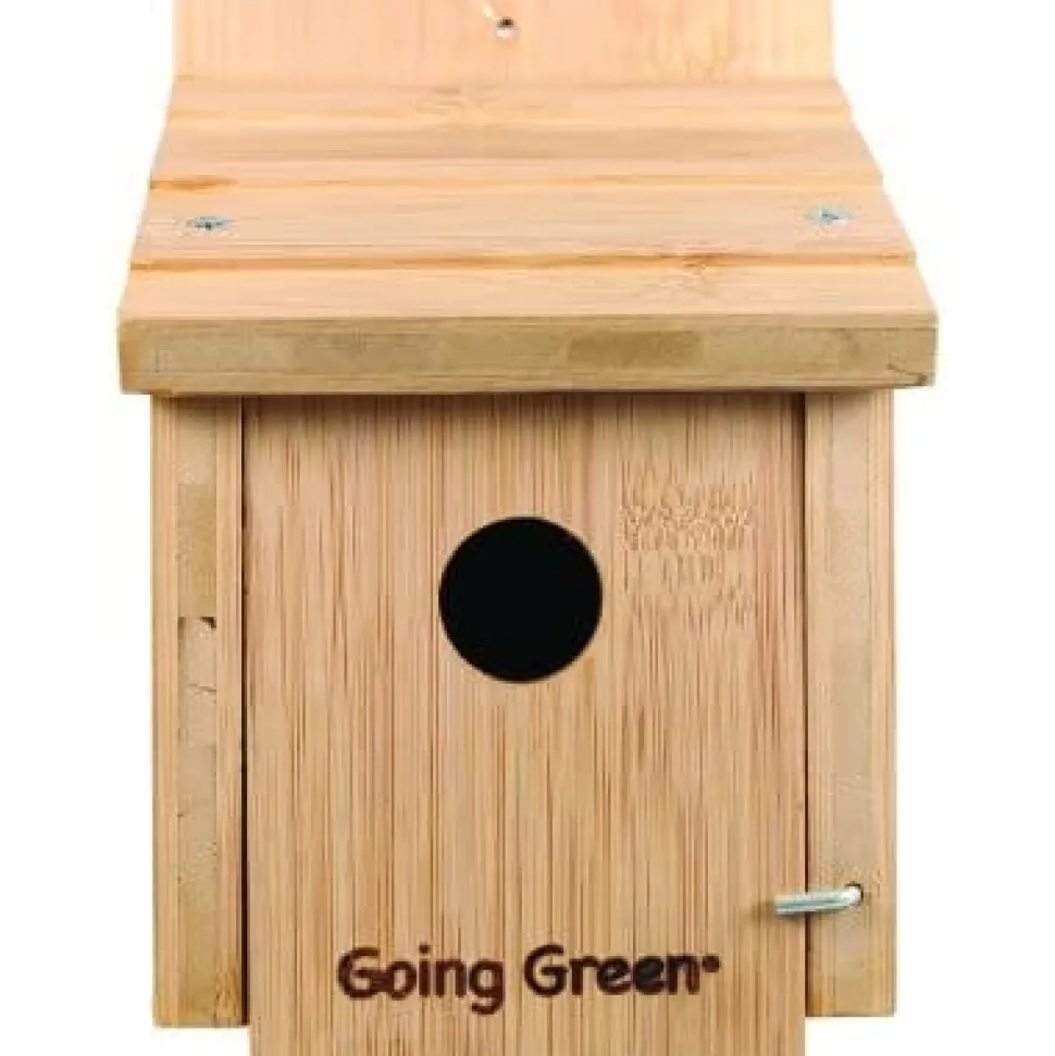 Audubon Deluxe Bamboo Wren Wild Bird House - Natural - 5.75 X 5.5 X 8 In