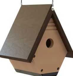 Audubon Going Green Wren Wild Bird House - Tan/Brown - 6.9 X 6.25 X 8.25 I