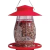 Audubon Lantern Wild Bird Feeder - Red - 4 Lbs Cap