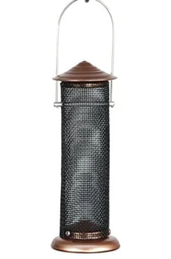 Audubon Mini Thistle Seed Wild Bird Feeder - Copper - .5 Lbs Cap
